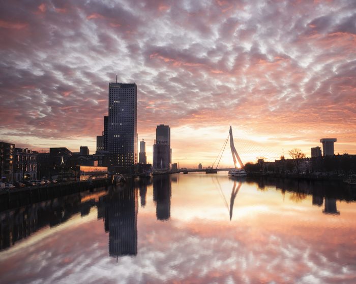 Rotterdam - Magical Sunset - Noordereiland - Horizontal