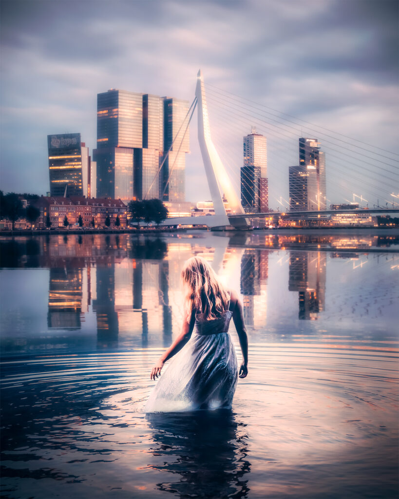 Rotterdam - Elegance is Underrated - Kunstwerk door Giantific by Tim Waldekker